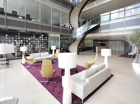 Inside The Atrium - City of London Offices